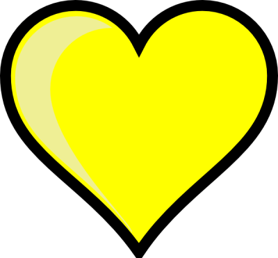  Yellow Heart Hd