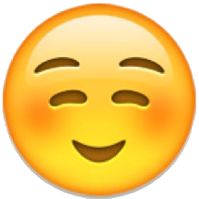  Blushing Emoji Transparent