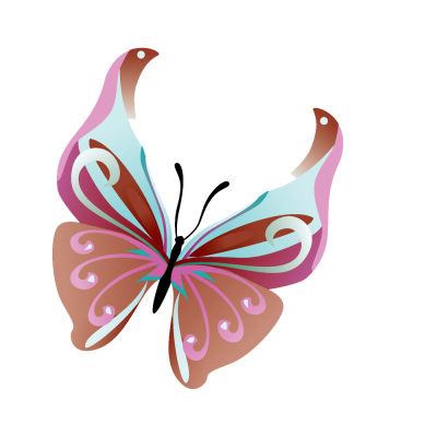  Butterflies Vector Transparent PNG