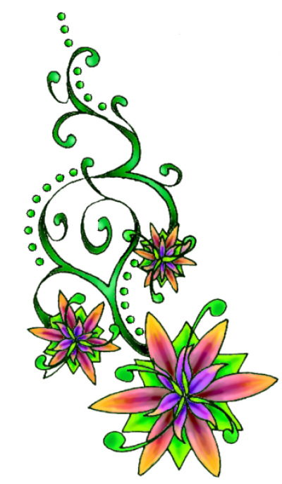 Flower Tattoo Free Download Png