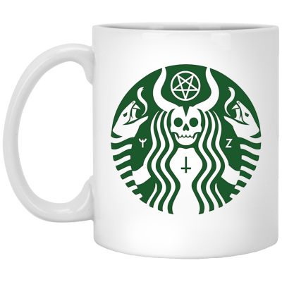  Coffee Brea Satan Starbucks Logo Cafe