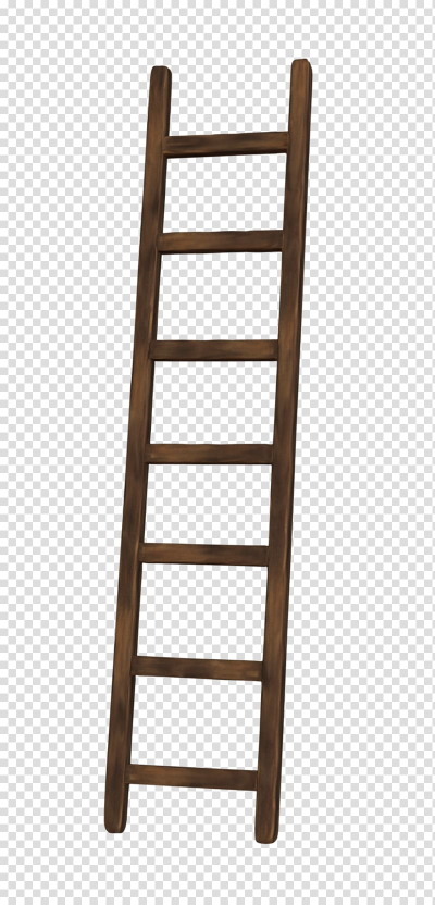 Brown ladder illustration, Ladder Wood Stairs Stair riser, ladder ...