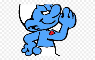 Smurfs Clipart Transparent - Dessin A Imprimer Schtroumpf Costaud ...