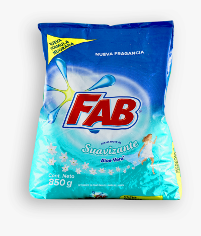 Detergente En Polvo Fab Con Un Toque De Suavizan - Snack, HD Png ...