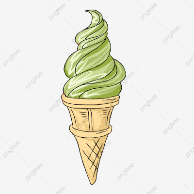 Green Matcha Ice Cream, Ice Cream, Gourmet, Snack PNG Transparent ...