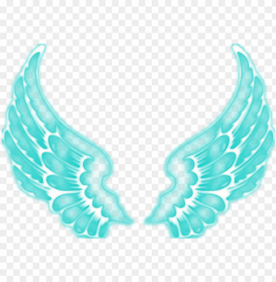 angel #angels #wing #wings #fairy #ftestickers #blue - neon angel ...