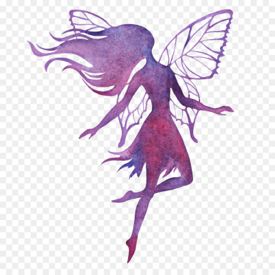 Fairy Watercolor painting Silhouette Illustration - angel png ...