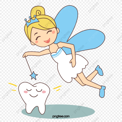 Vector Painted Small Tooth Fairy, Vector, Hand Painted, Little ...