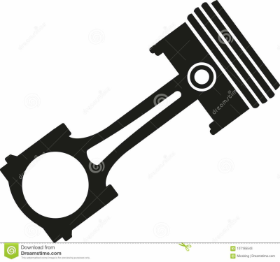 Piston icon vector stock vector. Illustration of pictogram - 107185543