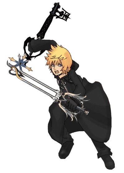 Kingdom Hearts Roxas PNG Transparent Picture