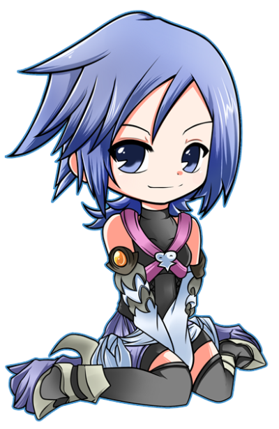 Kingdom Hearts Aqua Background PNG