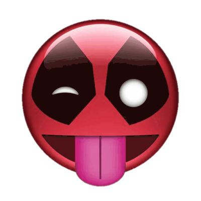 Pink Deadpool Comics Symbol Emoji Marvel