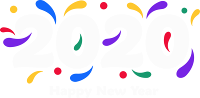  New Year 2020 Heart Font Smile For Happy Around The World