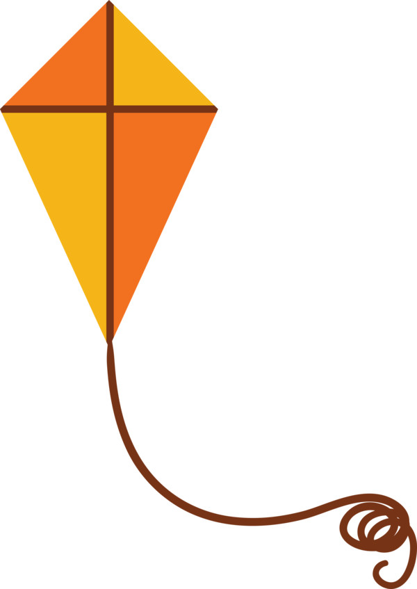  Makar Sankranti Line Orange Triangle For Happy Ball Drop