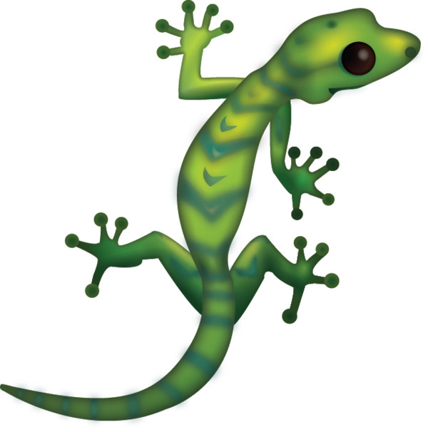 Lizard Emoji [  IOS Emojis] Icon File HD
