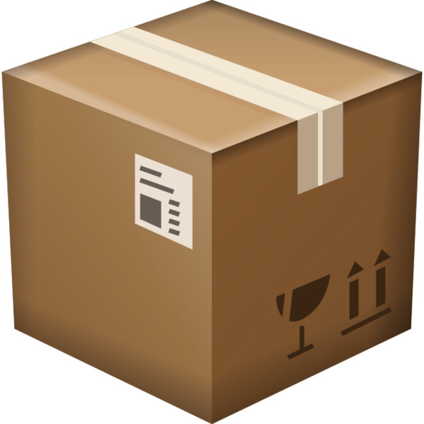 Package Box Emoji Icon File HD