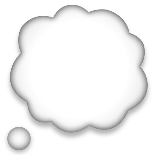 Thought Speech Bubble Emoji Icon  