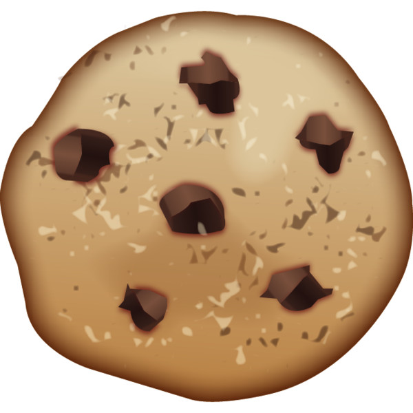 Chocolate Chip Cookie Emoji Icon  Photo