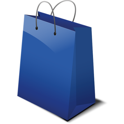  Blue Shopping Bag