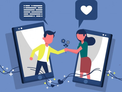 dating-technology-banner-smartphone-couple-speech-bubbles-icons_6837602